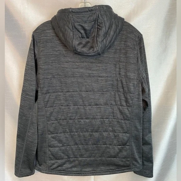 BC Clothing Expedition Heathered Grey Mountain Hooded Jacket Mens LG - Picture 13 of 15